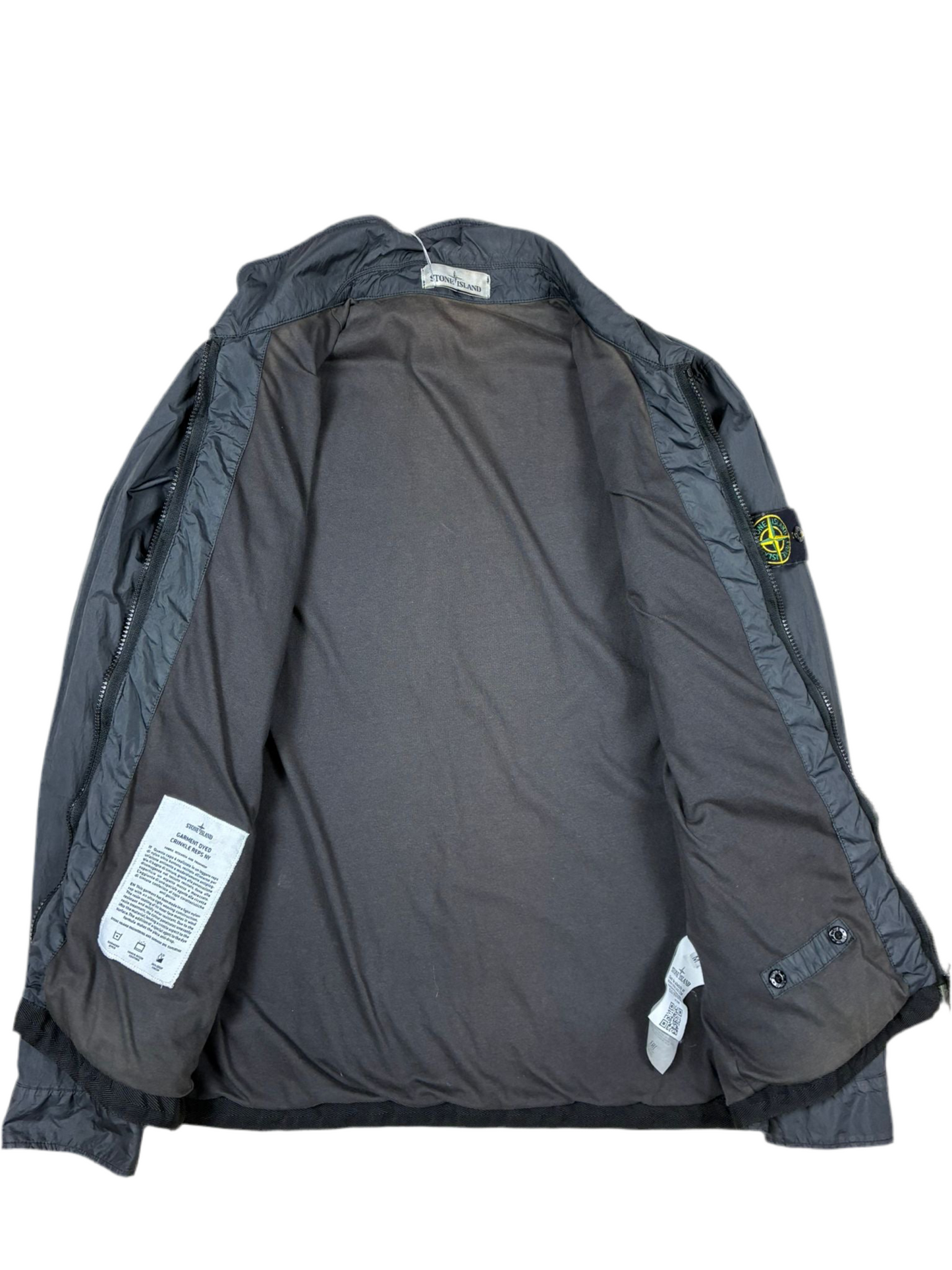Stone Island garment dyed crinkle reps (M)