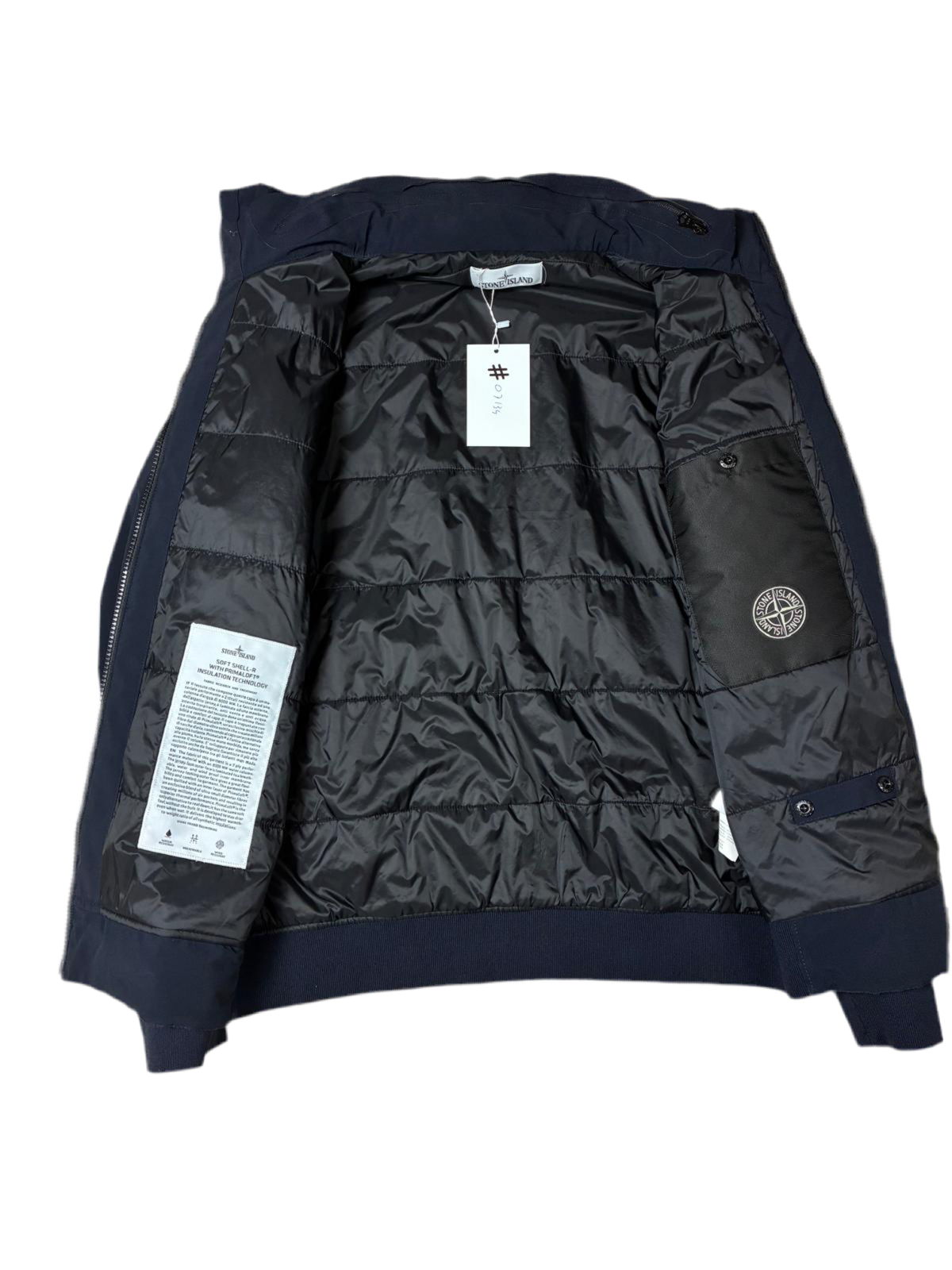 Stone Island soft Shell-R primaloft insulation with hood (S)