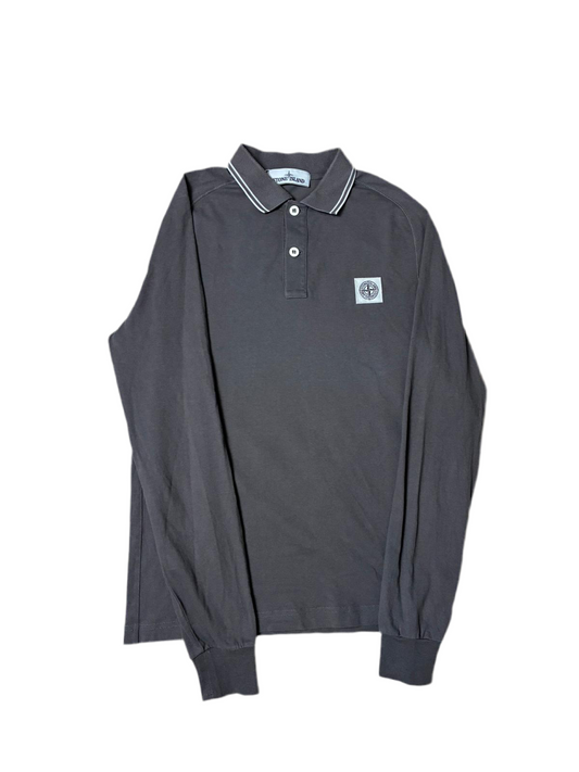 Stone Island Langarm-Polo (S)