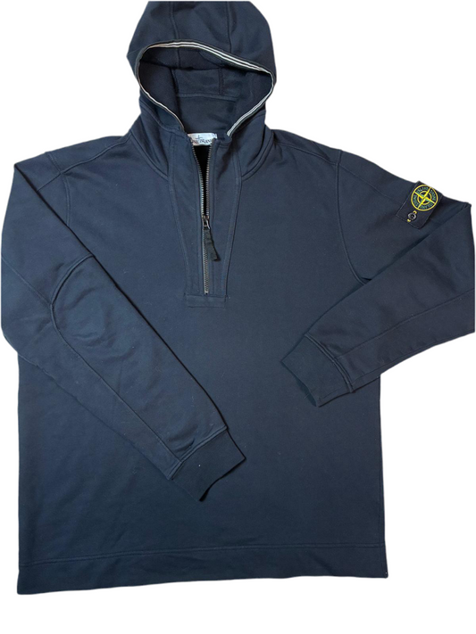 Stone Island quarterzip hoodie (XL)