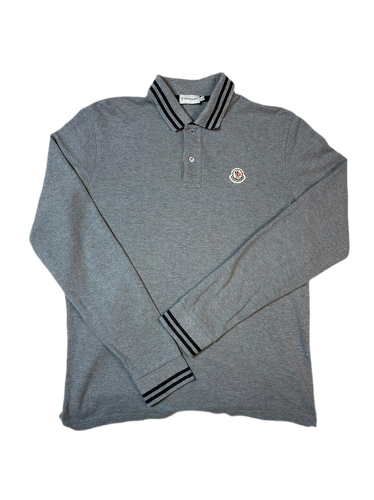 Moncler longsleeve polo (XL)
