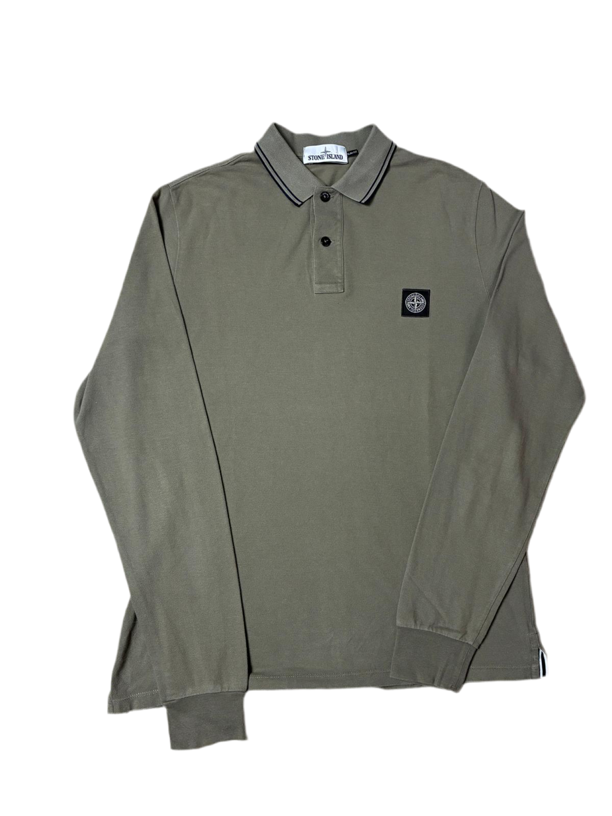 Stone Island polo longsleeve (L)