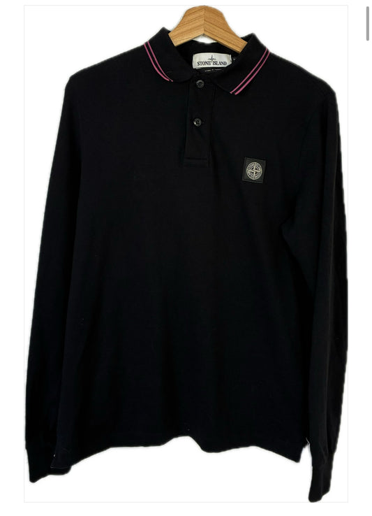 Stone Island longsleeve polo (M)