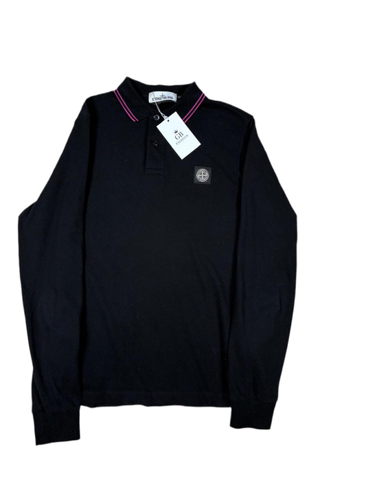 Stone Island Langarm-Polo (M)