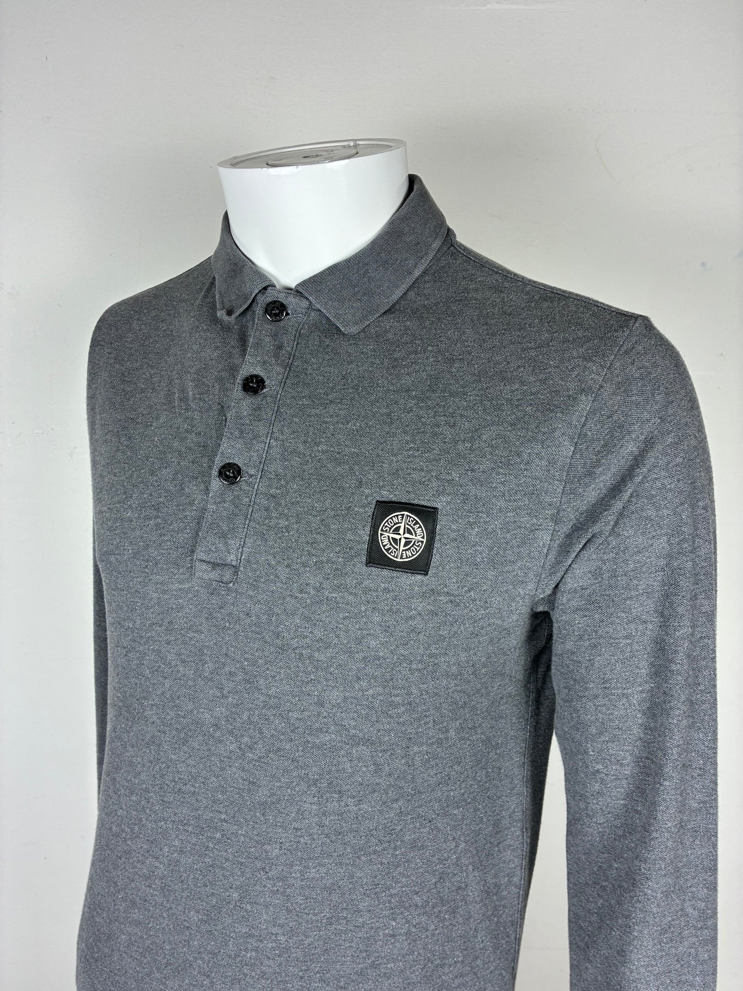 Stone Island Polo Langarmshirt (M)